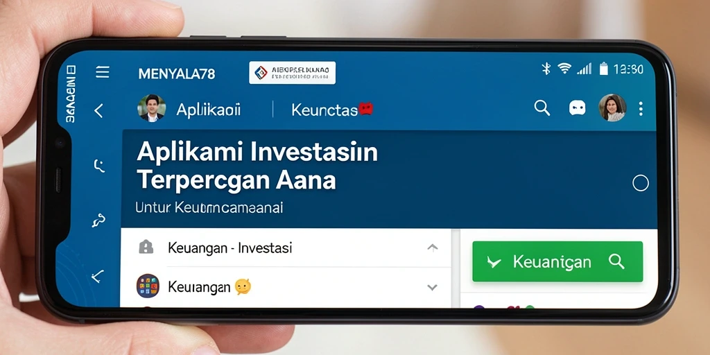 Menampilkan antarmuka aplikatif MENYALA78 untuk investasi yang efisien.