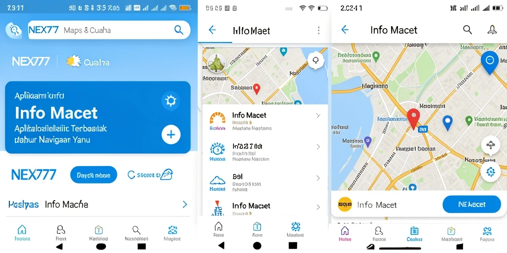 Antarmuka NEX777 yang informatif dan mudah digunakan untuk Info Macet.