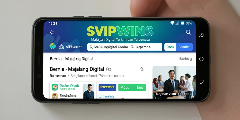 Tampilan antarmuka aplikasi SVIPWINS yang modern dan informatif.