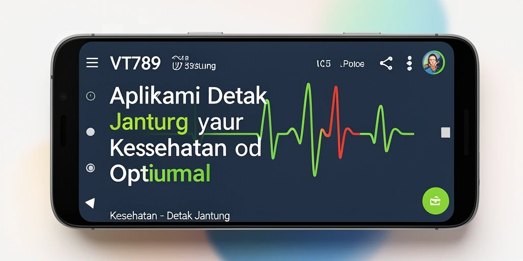 Tampilan antarmuka utama VT789 yang user-friendly dan informatif.