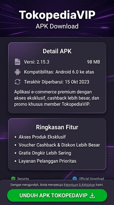 Panduan Lengkap Unduh dan Instal APK tokopediavip