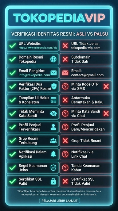 Halaman Resmi TokopediaVIP untuk Pengguna Android